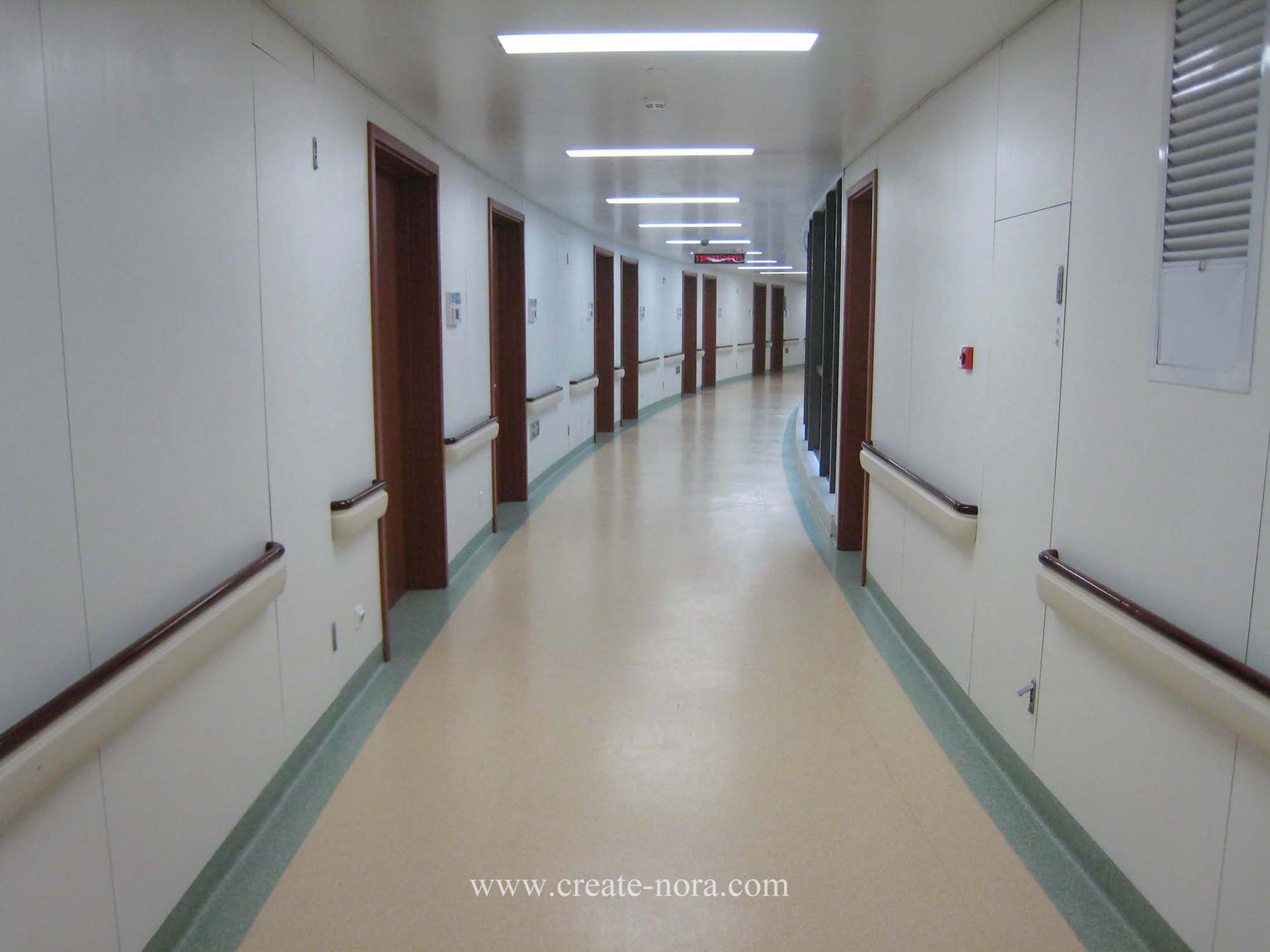 the photo of nora rubber flooring in Hainan Hospital of Chinese PLA General Hospital 4
